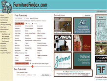 Tablet Screenshot of furniturefindex.com